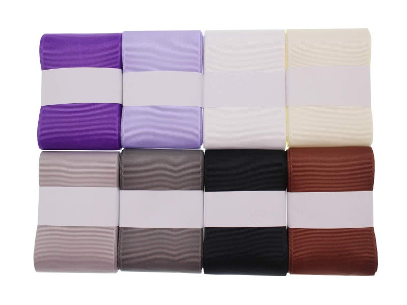 Jesep 100 Yards 3" Soild Grosgrain Ribbon Boutique Gift Wrapping Package Ribbon, DIY Crafts Bow Hair Headband Accessories Assorted Ribbon (3" 7.5cm) - Image 3